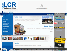 Tablet Screenshot of grupolcr.com
